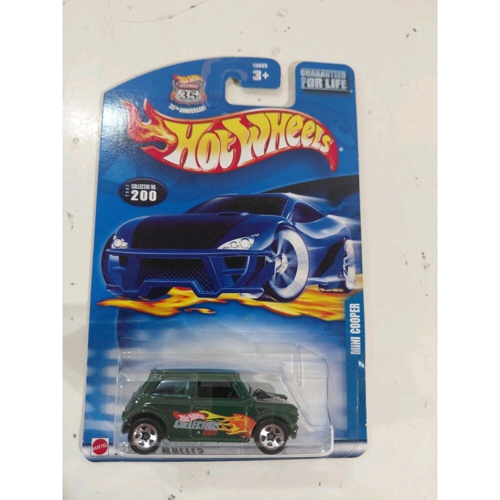 NIP Hot Wheels 2002 Main Line 1:64 DieCast Collector.com Mini Cooper Classic Car
